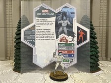 Heroscape Custom Kree Lieutenant Double Sided Card  Figure w/ Sleeve Marvel