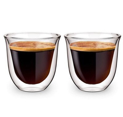 Aqualogis Cremona Doppelwandige Kaffeegläser Thermoglas 80ml