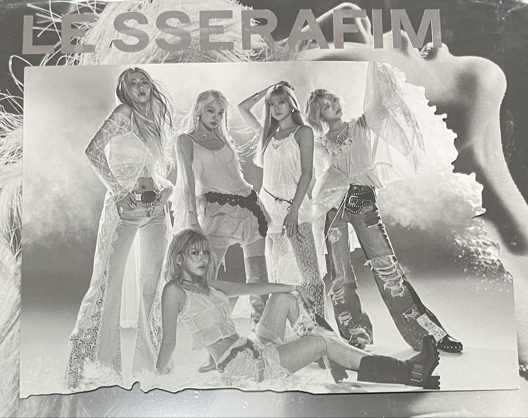 LE SSERAFIM HOT カズハ 直筆サイン ポストカード USアルバム