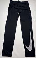 Nike Pro Warm Big Kids Dri-FIT Training Tights HF4364-010 Sz Small FREE SHIP 45
