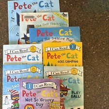 Pete the Cat Childrens Kids Books Lot 8