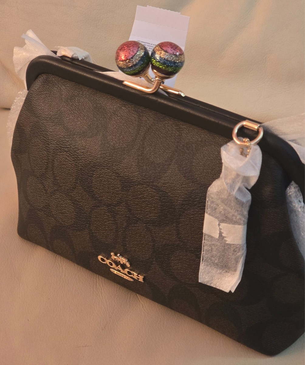 Coach Nora Kisslock Crossbody Shoulder Bag NWT AUTHENTIC | eBay