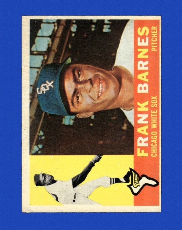 1960 Topps Set-Break #538 Frank Barnes VG-VGEX *GMCARDS*