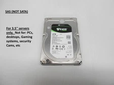 Seagate 4TB SAS Server Exos 7EB 12gbps 12G Hard Drive 3.5'' ST4000NM0255 dell HP