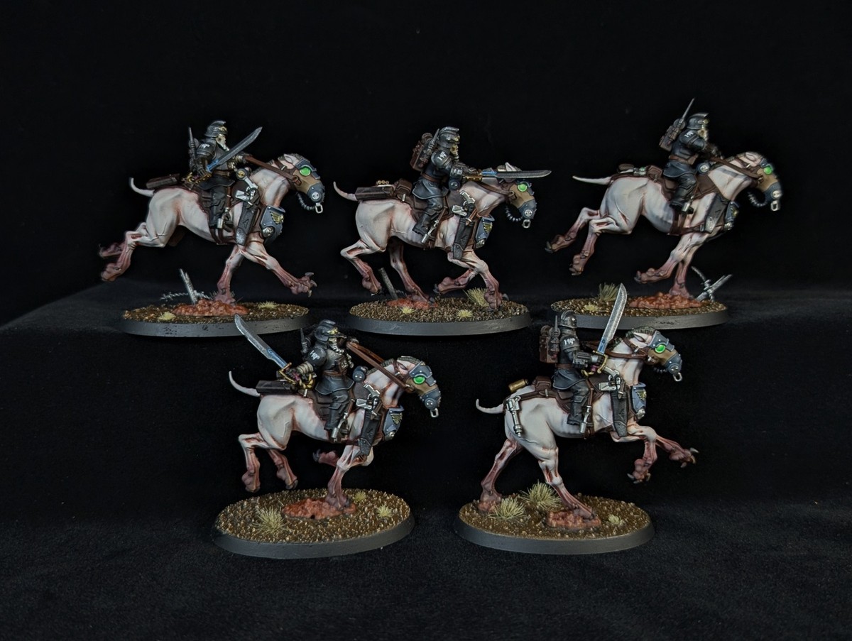 Warhammer 40k COMMISSION painted Death Korps of Krieg Death Riders