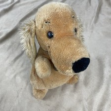 Dakin National Bank Crocker Spaniel Dog Stuffed Plush w/Collar 1979