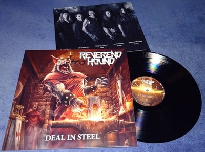 REVEREND HOUND- Deal In Steel LIM.350 BLACK VINYL german metal killer 10/10 pts