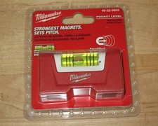 Milwaukee 3 Compact Magnetic Pocket Level - 4...