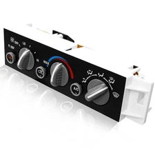 599-006 Front Climate Control Module A/C With Rear Window Defogger Switch