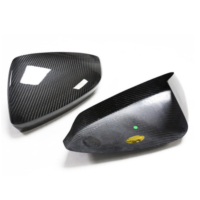 2X Kleben Spiegelkappen Real Carbon Für Audi A3 S3 8V 2012 2019 Ohne Side Assist
