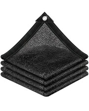 50% Black Shade Cloth, 8 x 20 ft HDPE Sunblock Mesh
