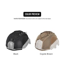 Mesh Tactical Helmet Cover Cloth for FAST Helmet Headwear Gear Paintball BK 