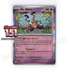 mr mime holographic card value Holo Rare #122/165 Scarlet & Violet 151 Pokemon Evolves from null Type PokeDATA - Check current Pokemon