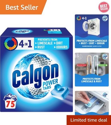 75 Tablets Washing Machine Cleaner: Odor Elimination & Rust Prevention Solution