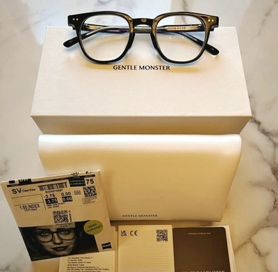 GentleMonster Unisex Sunglasses Lutto 01 Black Frame Clear Lenses