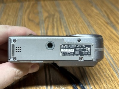 Sony Cyber-shot DSC-P10 5.0MP Digital Camera - Silver for sale