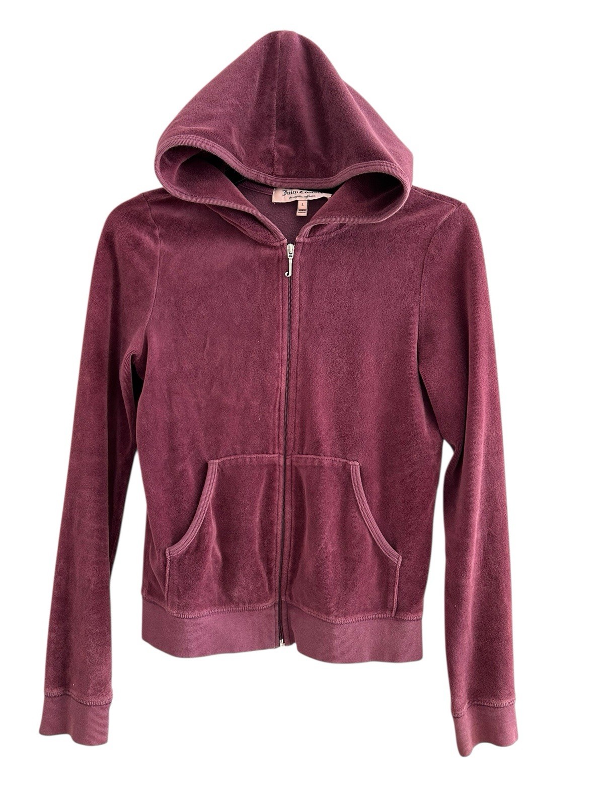 Y2k Women’s juicy couture velour jacket Purple Made In USA SIZE L Retro Casual