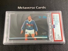 2024-25 NOIR Soccer Holo Platinum Base Zinedine Zidane 1/1 ONE OF ONE PSA 8