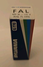 Sylvania FAL Projection Lamp 420W 120V Tested Qty Available