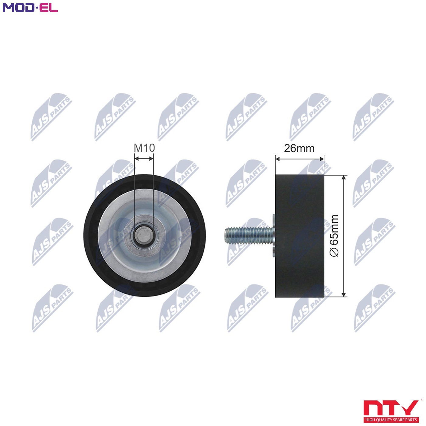 TENSIONER PULLEY VRIBBED BELT RNK-BM-002B FOR BMW 1/X6/F6/F86/X5/F5/F85/3/F3/7 - Image 9