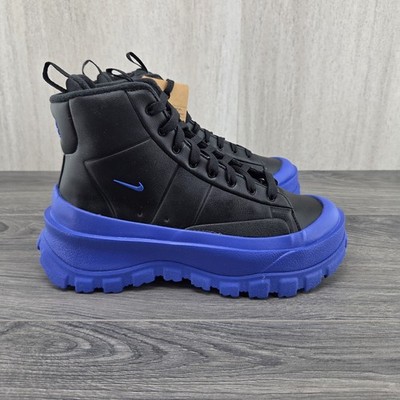 Nike Blazer Roam Mid Size 8 Womens Black Racer Blue Winterized