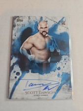 WWE Scott Dawson FTR  2018 Topps Undisputed Blue On Card Autograph UA-SD 24/25!