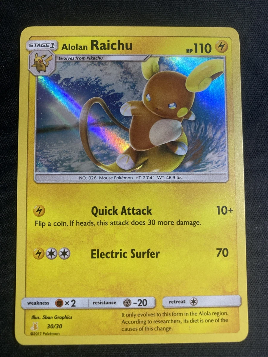 Raichu Pokémon Individual Cards with Holo for sale