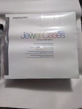 Memorex- 100 pk Slim Clear Jewel Cases NEW- Sealed