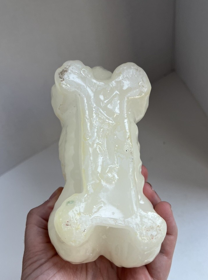 WHITE SCOTTIE DOG WAX CANDLE VINTAGE CHRISTMAS Holiday Present eBay