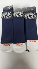 Twin City Knitting PTWT1 Baseball Sock Lot of 12 Large Navy Blue