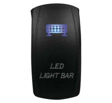 DragonFire Racing 521383 Lighted Blue LED Light Bar On/Off Switch