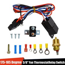 38 175185 Electric Engine Fan Thermostat Temperature Relay Switch Sensor Kit