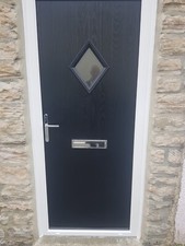 diamond, black Composite Door (£860.00 Fully Fitted)