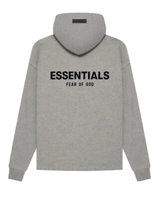 Size Small (Fits like Medium) - Essentials Dark Oatmeal relaxed Fit Hoodie!