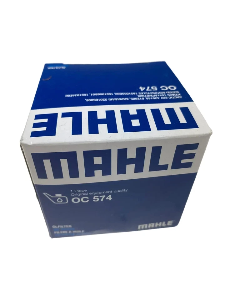 Filtro de aceite original 3x MAHLE OC574 Kawasaki GSXR Foto 2 de 4