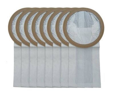 8 Filtex, Brute, Airvac, M & S Central Vacuum Cleaner Bags Model 12 gallon Style