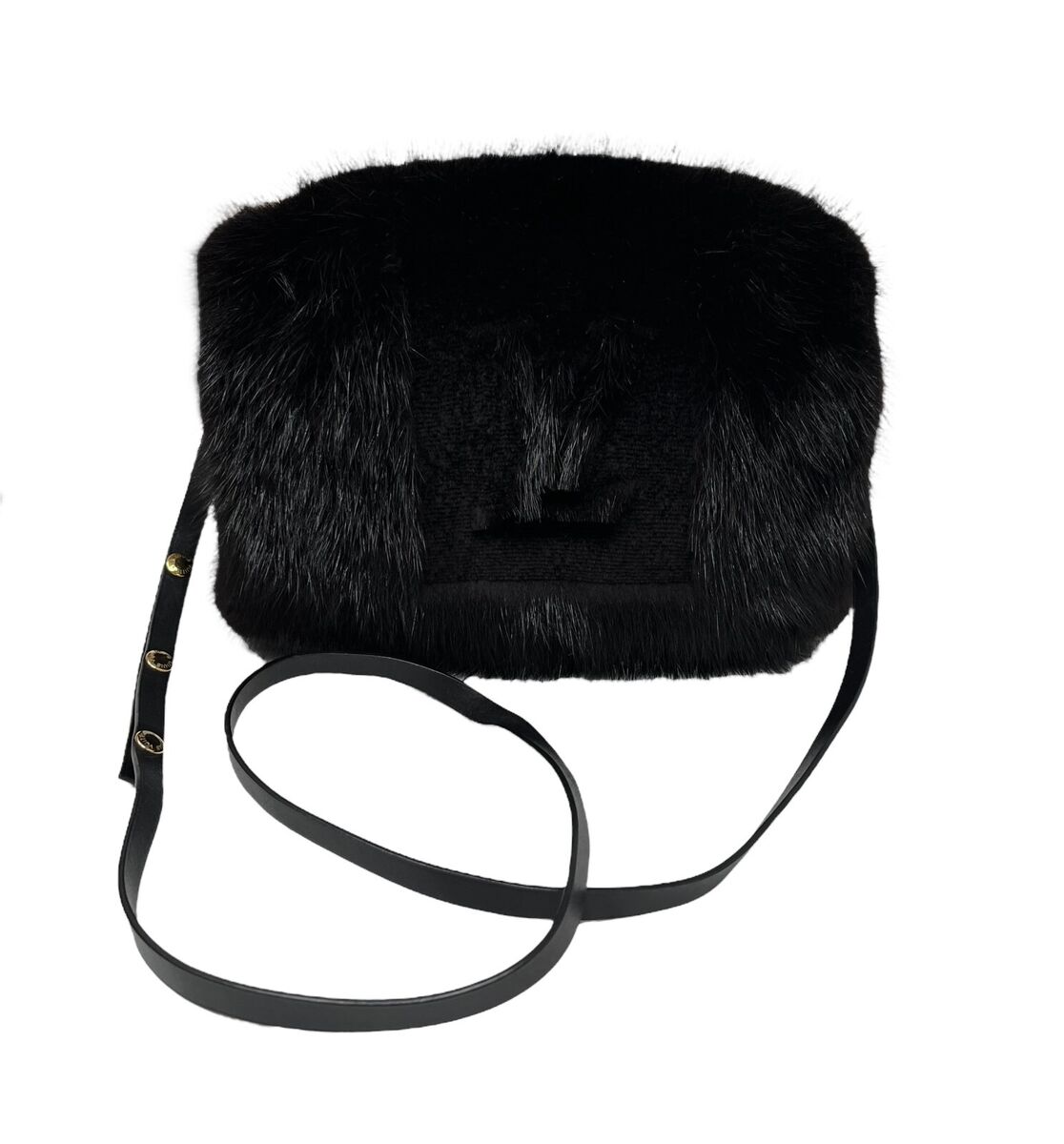 LOUIS VUITTON Vintage M72102 LV Logo Hand Warmer Bag Mink LOUIS VUITTON Vintage M72102 LV Logo Hand Warmer Bag Mink