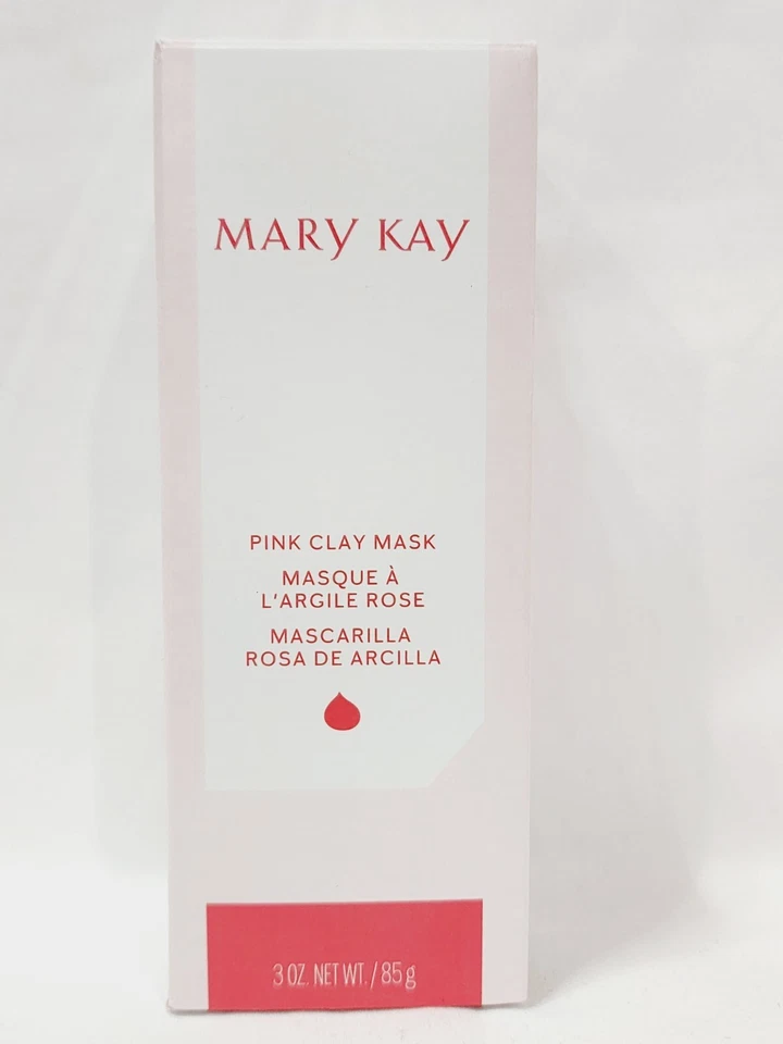 Mary Kay PINK CLAY MASK Dry Oily Skin Cleanser Exfoliator Facial 3 oz/85g New - Image 2 of 4