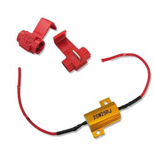 1 résistance anti erreur ODB 25W ampoule à LED clignotants Yamaha Suzuki Honda - Imagen 1 de 1
