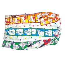 Vintage Warner Bros Inc Looney Tunes Fitted Crib Sheet The Bibb Co USA '93