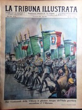 La Tribuna Illustrata 13 Novembre 1938 Annale Vittoria Vittorio Veneto Mussolini