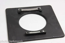 6" Square Front Plate 4" Lens Board - Large Format - USED F07