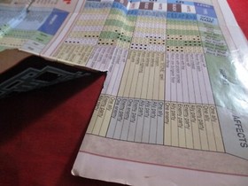 Final Fantasy I Nintendo NES Foldable Dungeon Map Poster Insert ONLY #P1