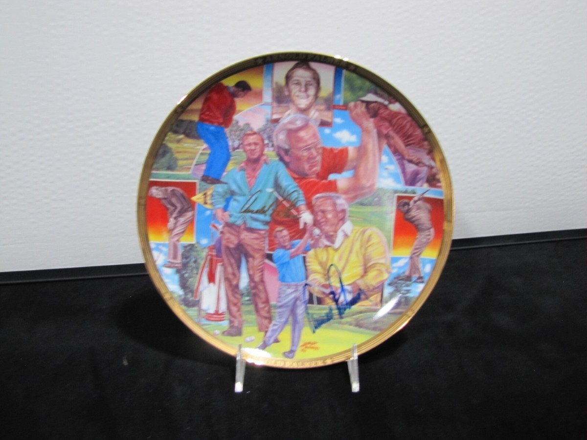 アラミス・トーナメントボール・デュラミス中古美品　　③ Arnold Palmer 1992 Sports Impressions Golf Legends Collector PLATE
