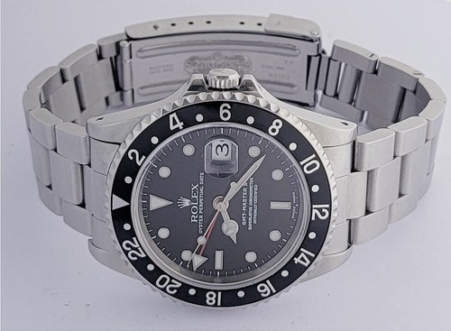 Rolex GMT-Master II Black Bezel 3185 