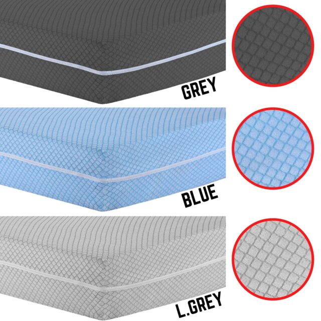Terry Mattress protector Cover Bed Cover Topper Full Encased Anti Bugs UK size