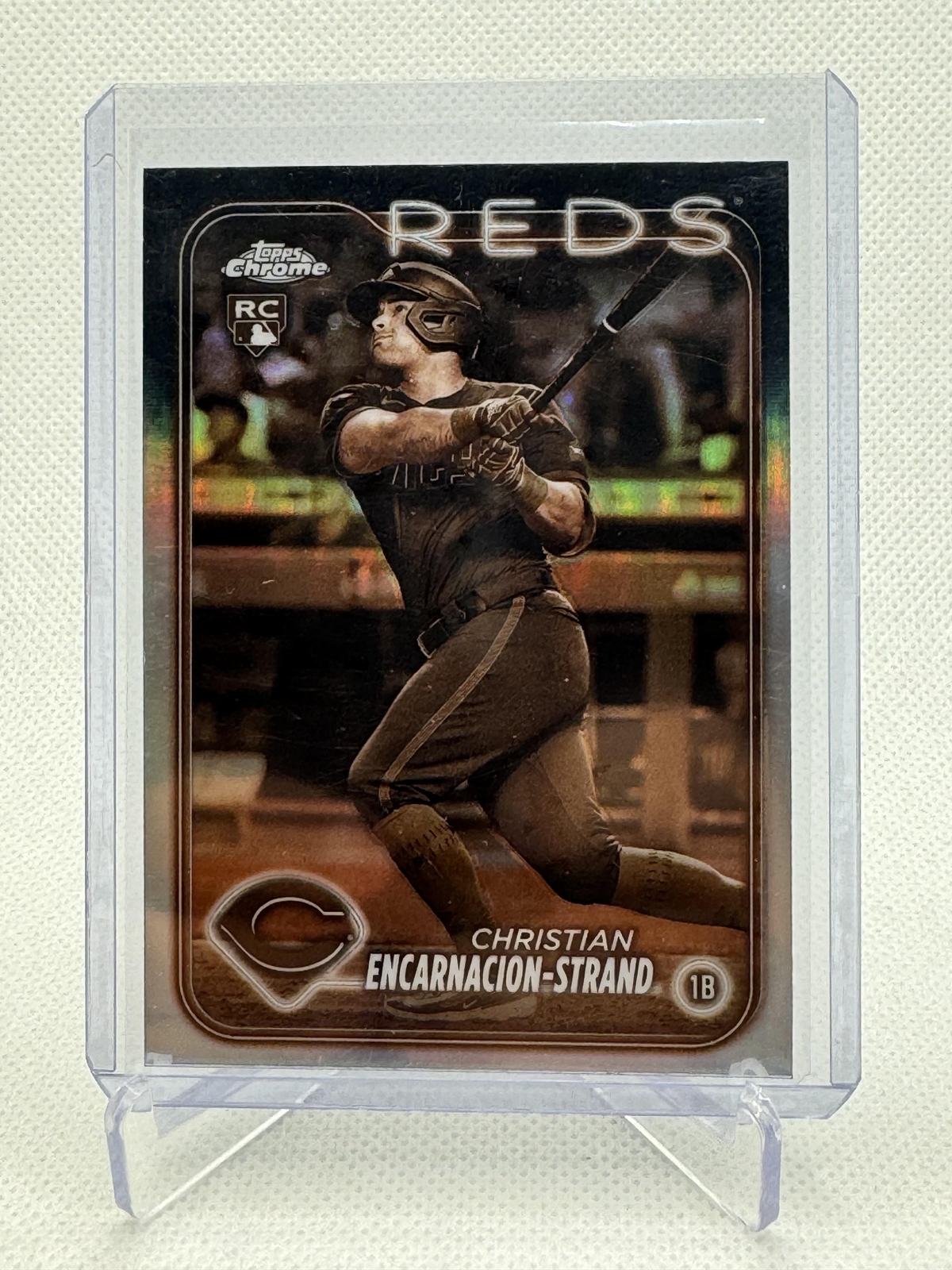 2024 Topps Chrome #65 Christian Encarnacion-Strand Sepia Refractor