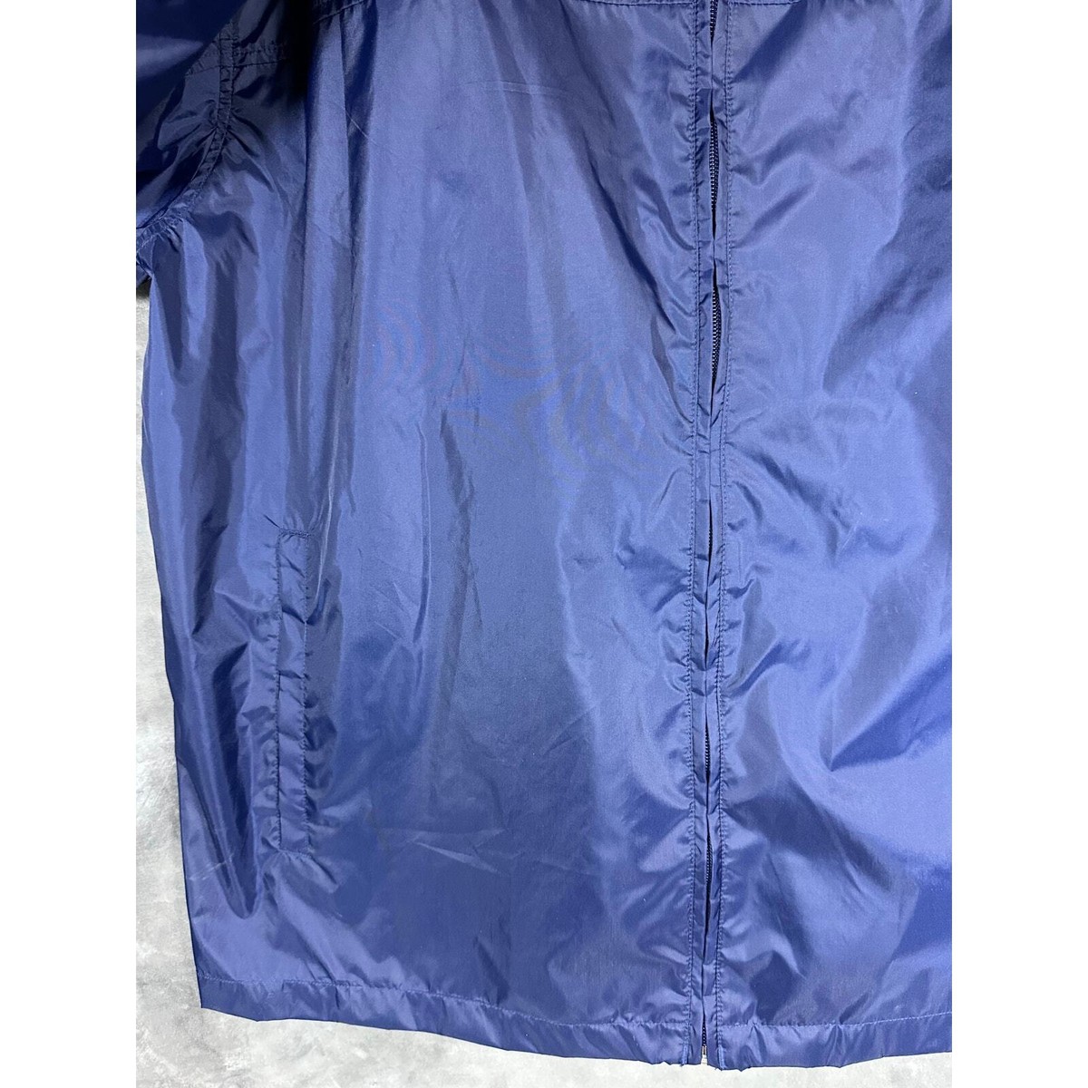 Adidas Men's Blue Nylon Windbreaker Jacket sz 2XL (14377) | eBay