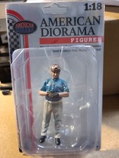FIGURINE 1/18 PILOTE 3 F1 WINNER VROOM A PEINDRE FOR MINICHAMPS HOT WHEELS