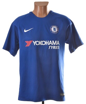 CHELSEA 2017/2018 HOME FOOTBALL SHIRT NIKE SIZE M ADULT #3 MILES